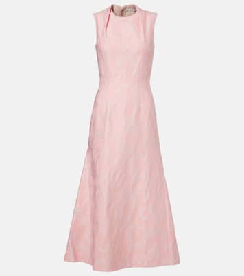 Kissa jacquard midi dress | Emilia Wickstead