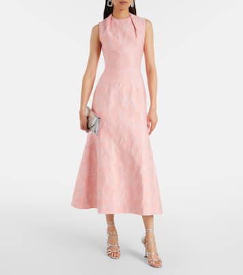 Kissa jacquard midi dress | Emilia Wickstead