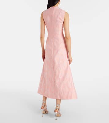 Kissa jacquard midi dress | Emilia Wickstead