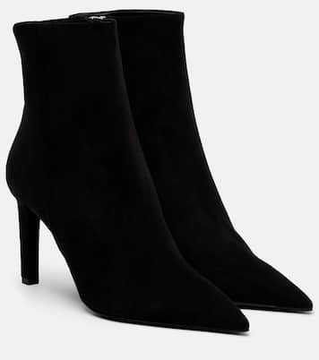 Stivaletti Frankie 85 in suede | Jimmy Choo