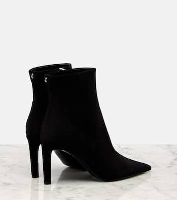 Stivaletti Frankie 85 in suede | Jimmy Choo