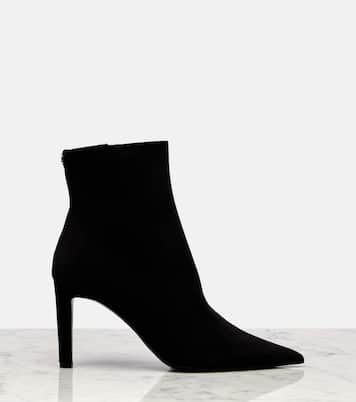 Stivaletti Frankie 85 in suede | Jimmy Choo