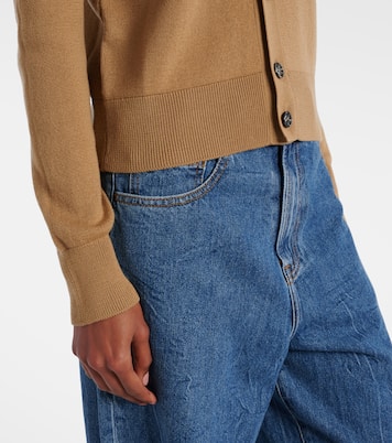 Ami De Cœur virgin wool cardigan | Ami Paris