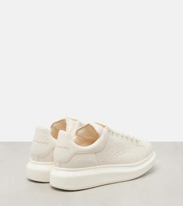 Oversized leather sneakers  | McQueen