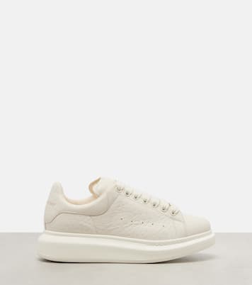 Oversized leather sneakers  | McQueen