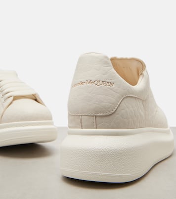 Oversized leather sneakers  | McQueen