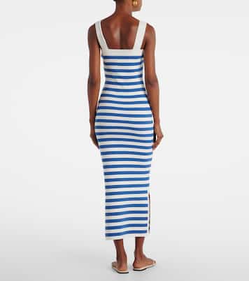 Ari striped knitted maxi dress | Posse