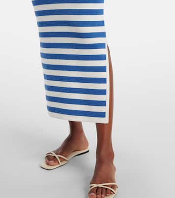 Ari striped knitted maxi dress | Posse
