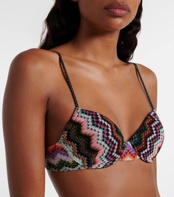 Zig Zag lamé bikini | Missoni