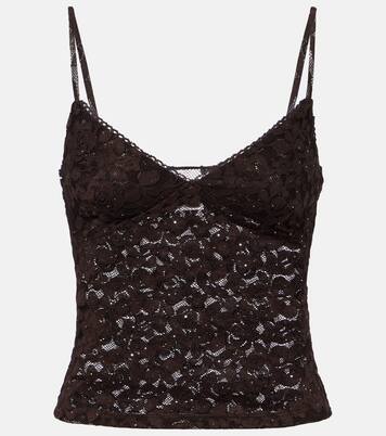 Top Daisy en dentelle à fleurs | Bananhot
