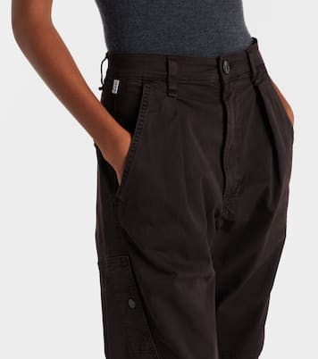 Flight cotton-blend barrel-leg pants | Citizens of Humanity