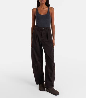 Flight cotton-blend barrel-leg pants | Citizens of Humanity
