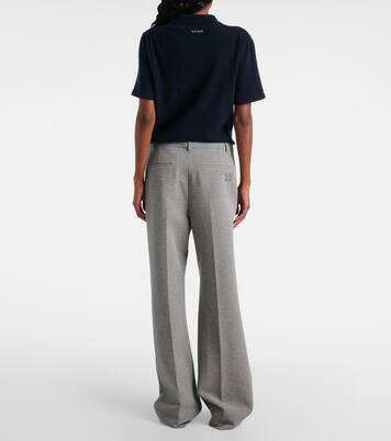 Weite High-Rise-Hose | Miu Miu