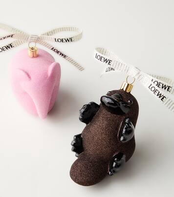 Platypus glitter glass ornament | Loewe