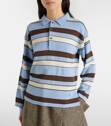 Striped polo shirt | JW Anderson