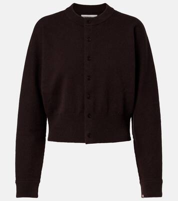 Blouson cashmere-blend cardigan | Extreme Cashmere
