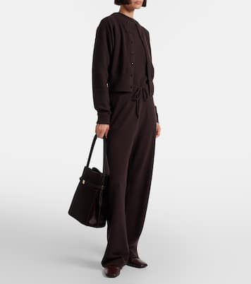 Blouson cashmere-blend cardigan | Extreme Cashmere