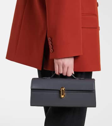 Symmetry Slim leather top-handle bag | Savette