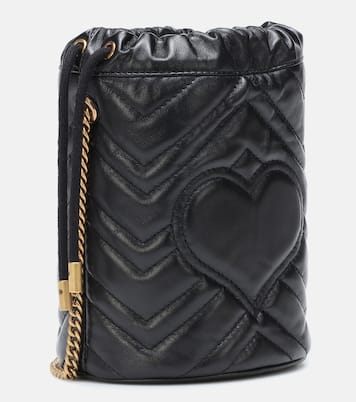 Secchiello GG Marmont Mini in pelle | Gucci