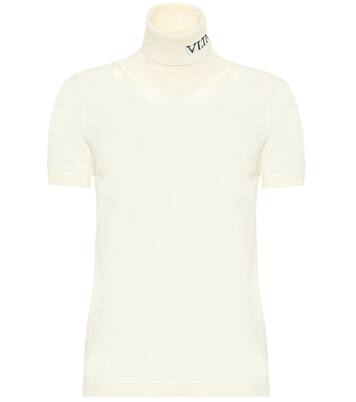 Valentino Rollkragenpullover VLTN aus Wolle | Valentino