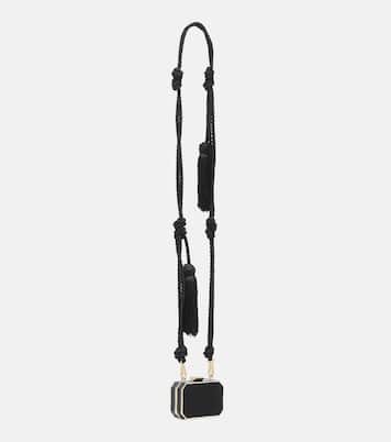Borsa a tracolla in pelle con nappe | Prada