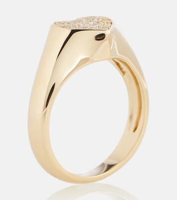 Ring aus 14kt Gelbgold mit Diamanten | Sydney Evan