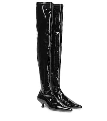 Botas mosqueteras Volos de charol | Khaite
