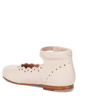 Ballerinas aus Leder | Chloé Kids