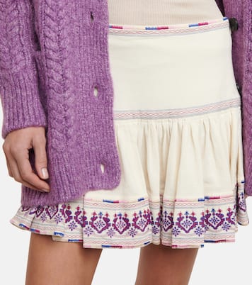 Minifalda Tyruss de algodón bordada | Marant Etoile
