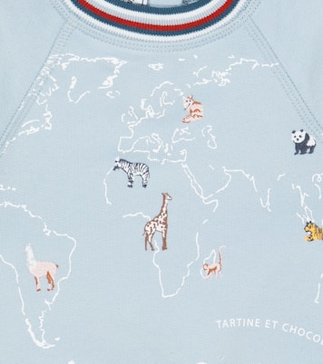 Bebé - sudadera de algodón con bordado | Tartine et Chocolat