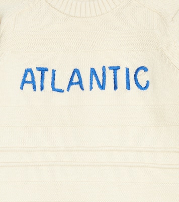 Pull Archimède brodé en laine et coton | Bonpoint