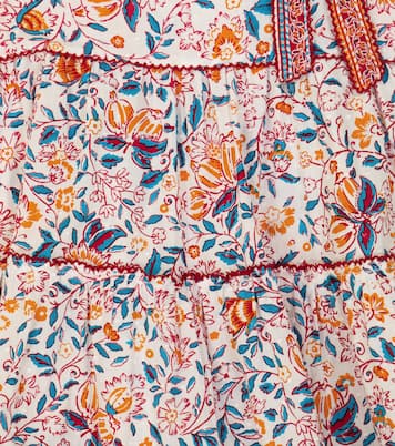 Carine floral cotton dress | Poupette St Barth Kids