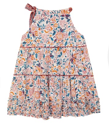 Carine floral cotton dress | Poupette St Barth Kids