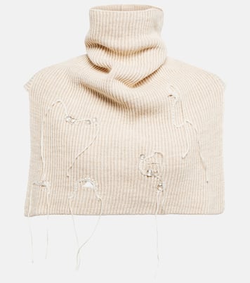 Ribbed-knit wool-blend collar | Acne Studios