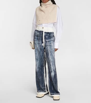 Ribbed-knit wool-blend collar | Acne Studios