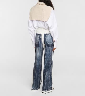 Ribbed-knit wool-blend collar | Acne Studios