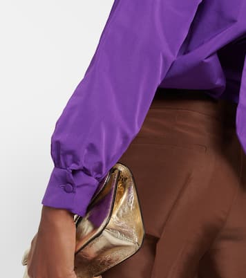 Camicia in misto cotone con lavallière | Valentino