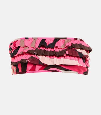 Top de bikini bandeau Marmo | Pucci