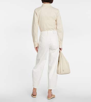 Jeans a vita alta con gamba arrotondata | Toteme