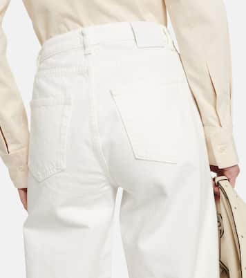 Jeans a vita alta con gamba arrotondata | Toteme
