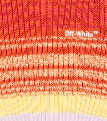 Pull sans manches rayé en coton | Off-White Kids