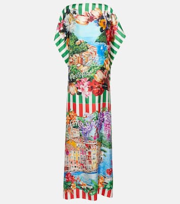 Caftano Portofino in twill di seta | Dolce&Gabbana