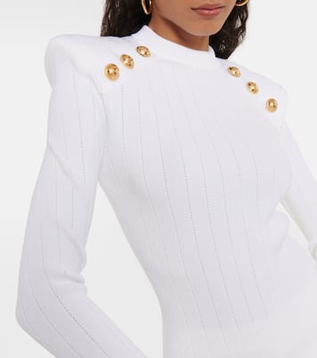 Embellished knit sweater | Balmain