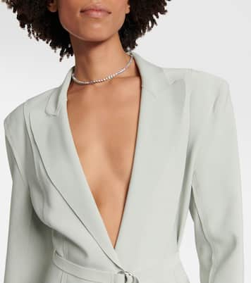 Vestido blazer corto de línea A | Norma Kamali