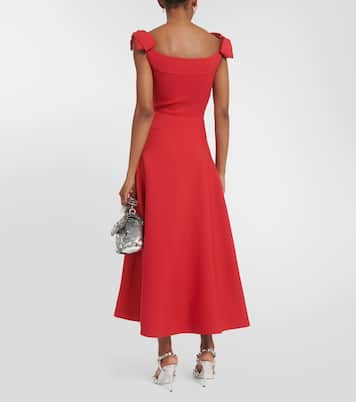 Midikleid aus Crêpe Couture | Valentino