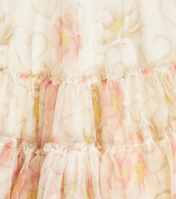 Robe imprimée en tulle | Monnalisa