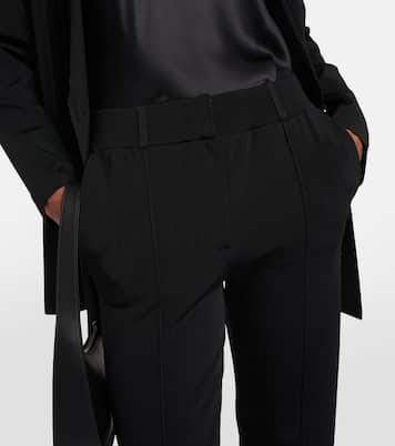 Gerade High-Rise-Hose aus Cady | Joseph
