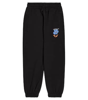 Printed cotton sweatpants | Off-White Kids
