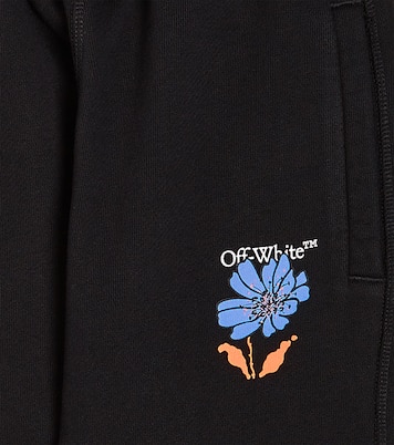 Printed cotton sweatpants | Off-White Kids