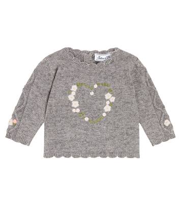 Bébé – Pull brodé en laine mélangée | Tartine et Chocolat